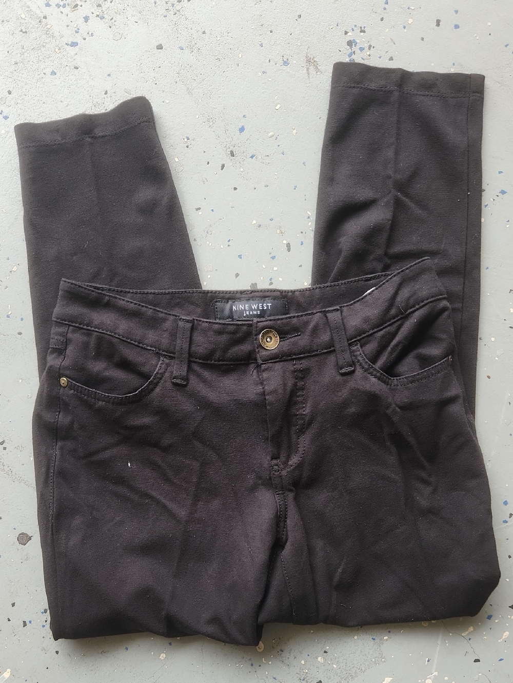 Nine West Black Stretch Leggings
